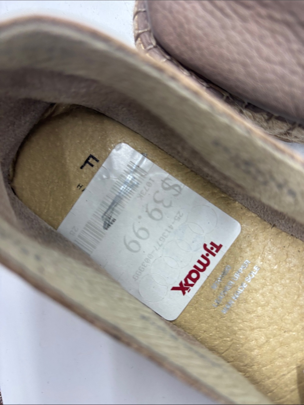 Men's Casual Leather Espadrille Slip-Ons - Brown - Picture 2 of 4